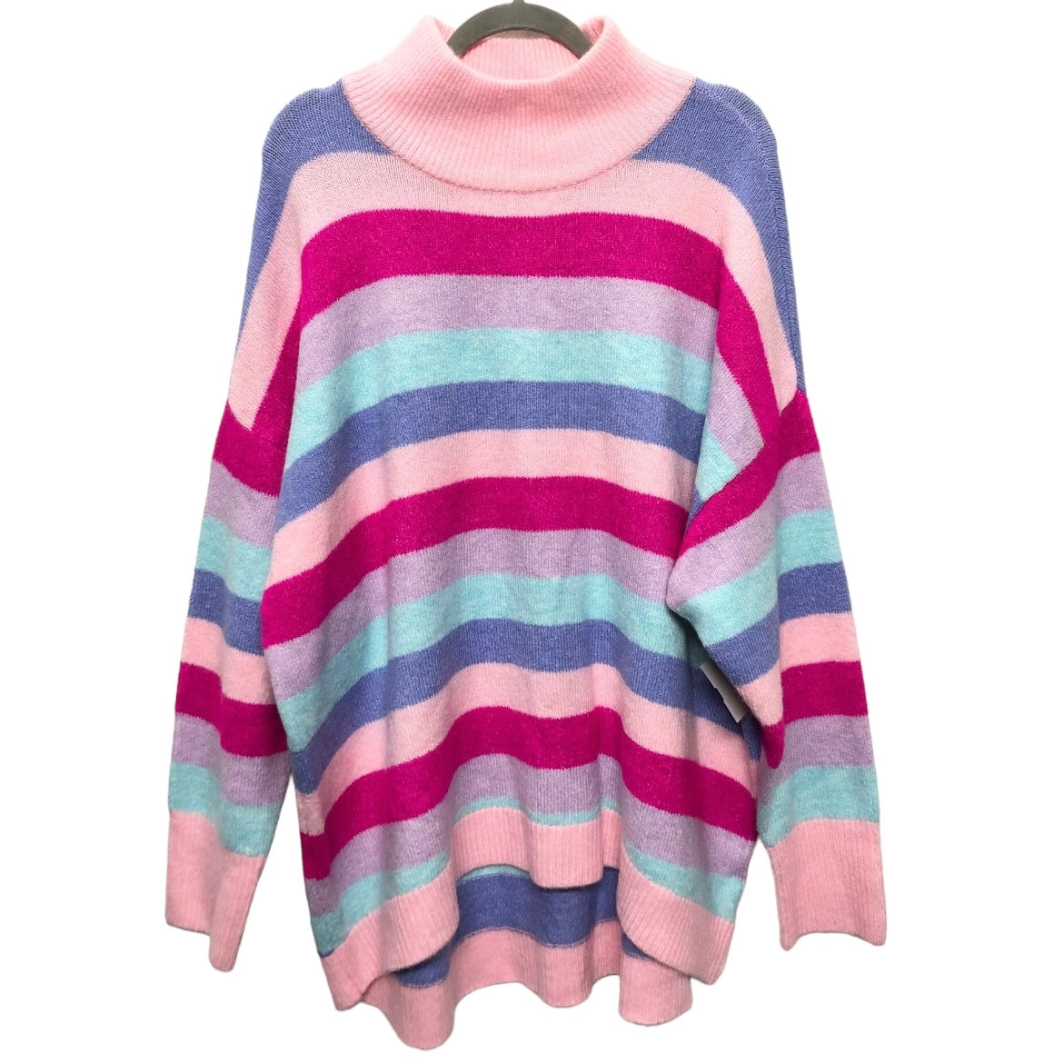 Sweater By Crown And Ivy In Blue & Pink, Size: L