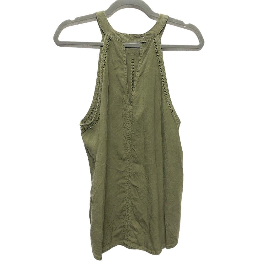 Top Sleeveless By Cloth And Stone In Green, Size: L