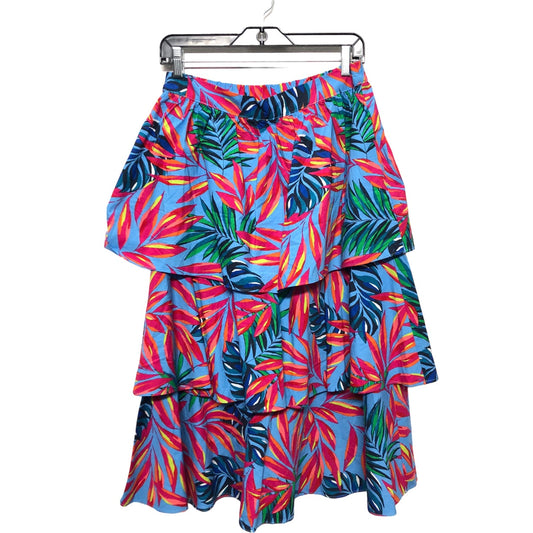 Skirt Midi By Target-designer In Tropical Print, Size: S