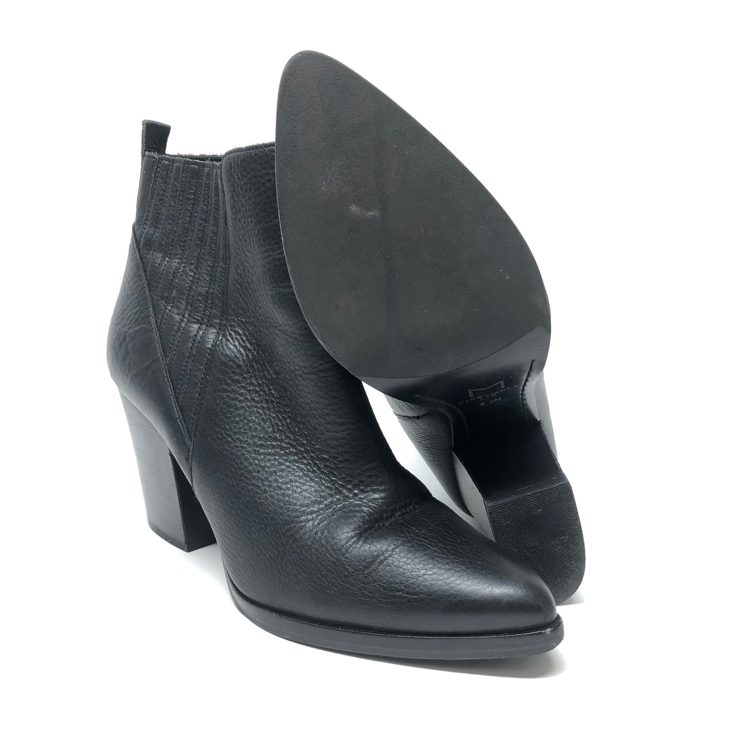 Boots Ankle Heels By Marc Fisher In Black, Size: 9.5