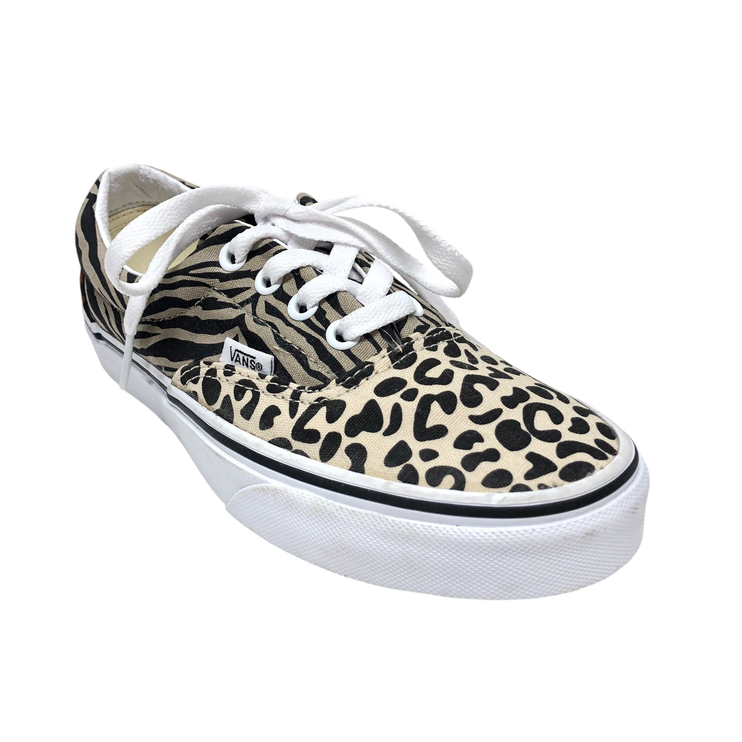 Shoes Sneakers By Vans In Leopard Print, Size: 5.5