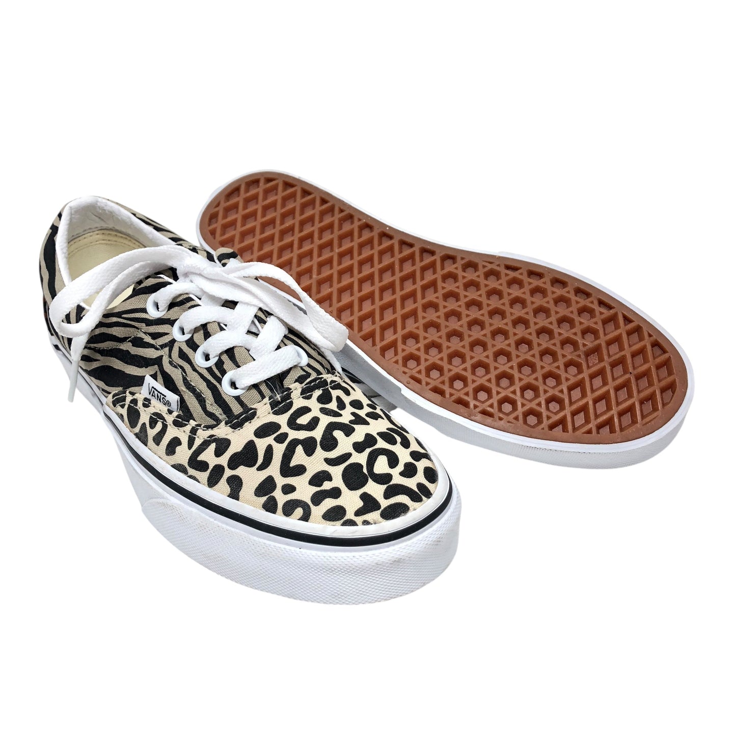 Shoes Sneakers By Vans In Leopard Print, Size: 5.5