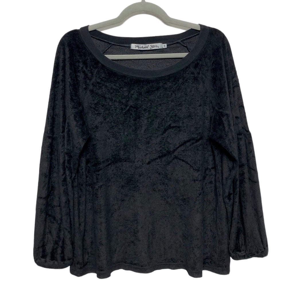 Top Long Sleeve By Michael Stars In Black, Size: M