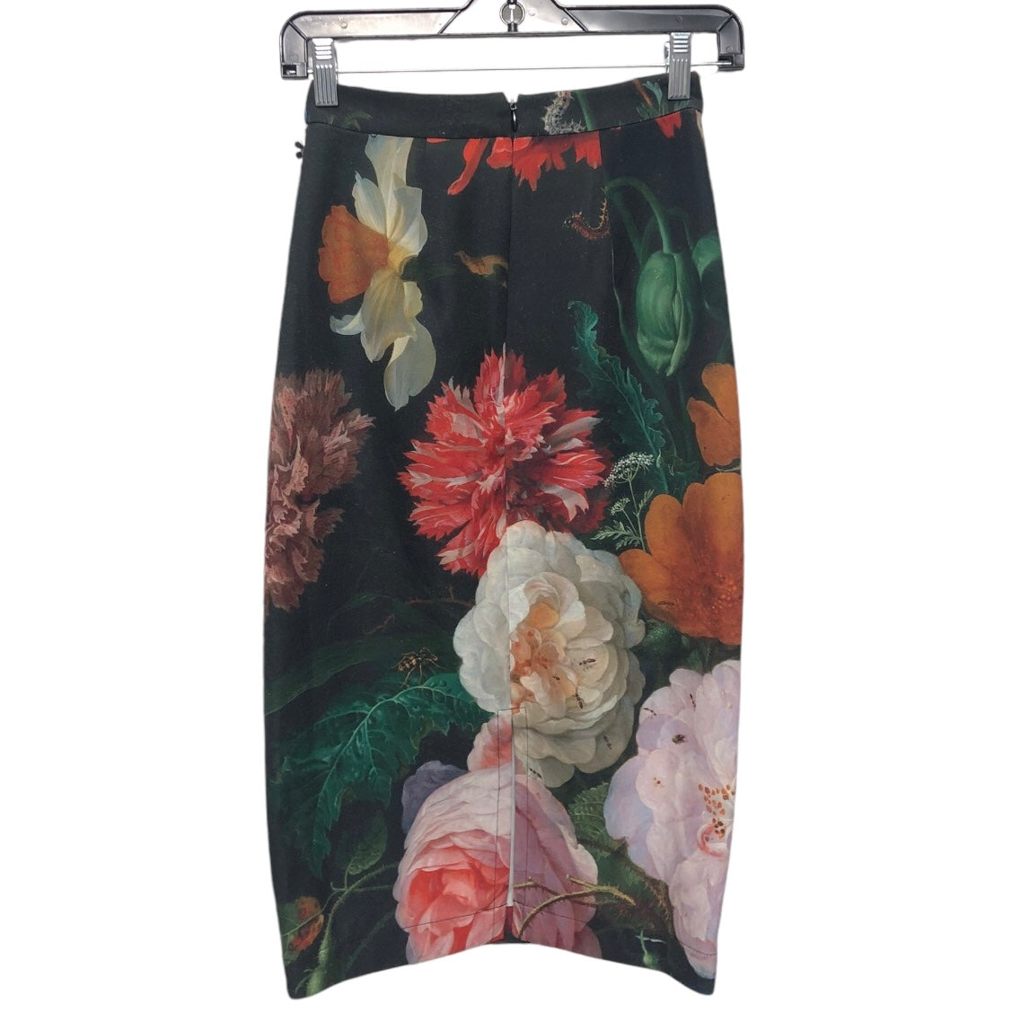 Skirt Midi By Anthropologie In Floral Print, Size: 0