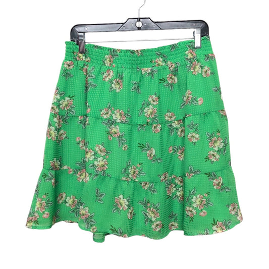 Skirt Mini & Short By Loft In Green, Size: M