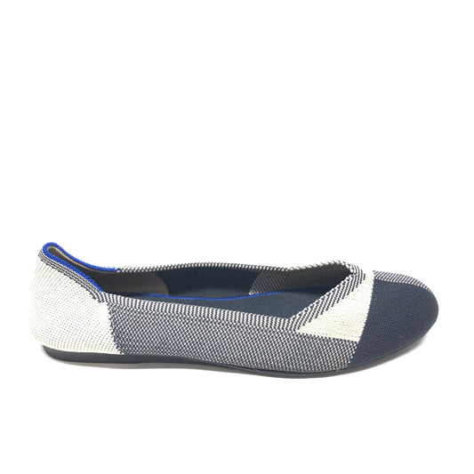 Shoes Flats By Rothys In Blue & Grey, Size: 8.5