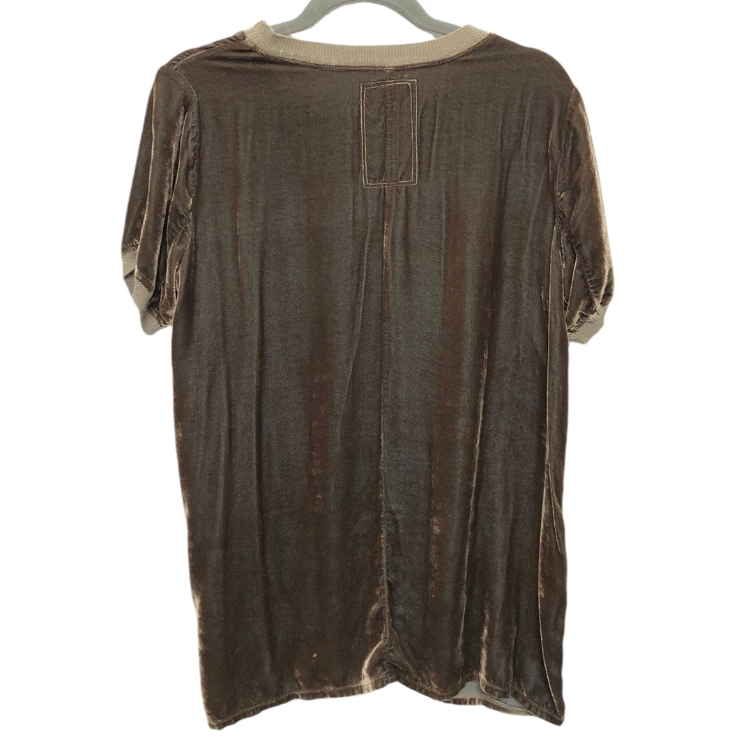 Top Short Sleeve By Johnny Was In Brown, Size: Xs