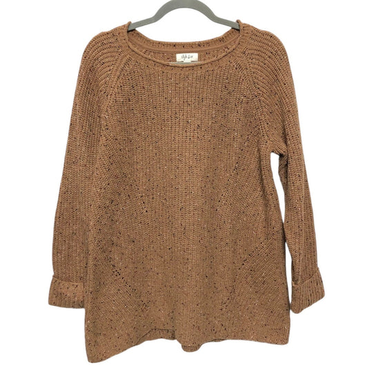 Sweater By Style And Company In Brown, Size: 1x