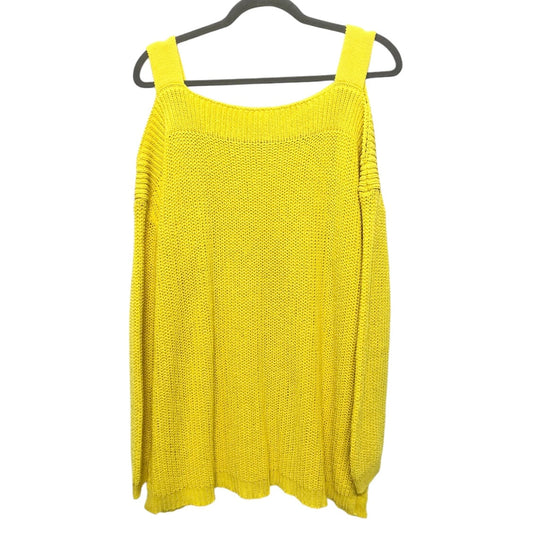 Sweater By Soft Surroundings In Yellow, Size: Xl