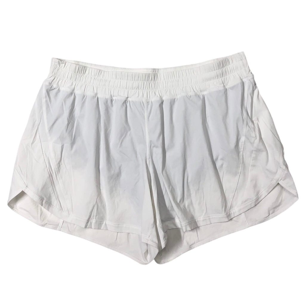 Athletic Shorts By Lululemon In White, Size: 20