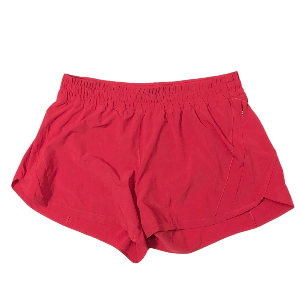 Athletic Shorts By Lululemon In Red, Size: 20