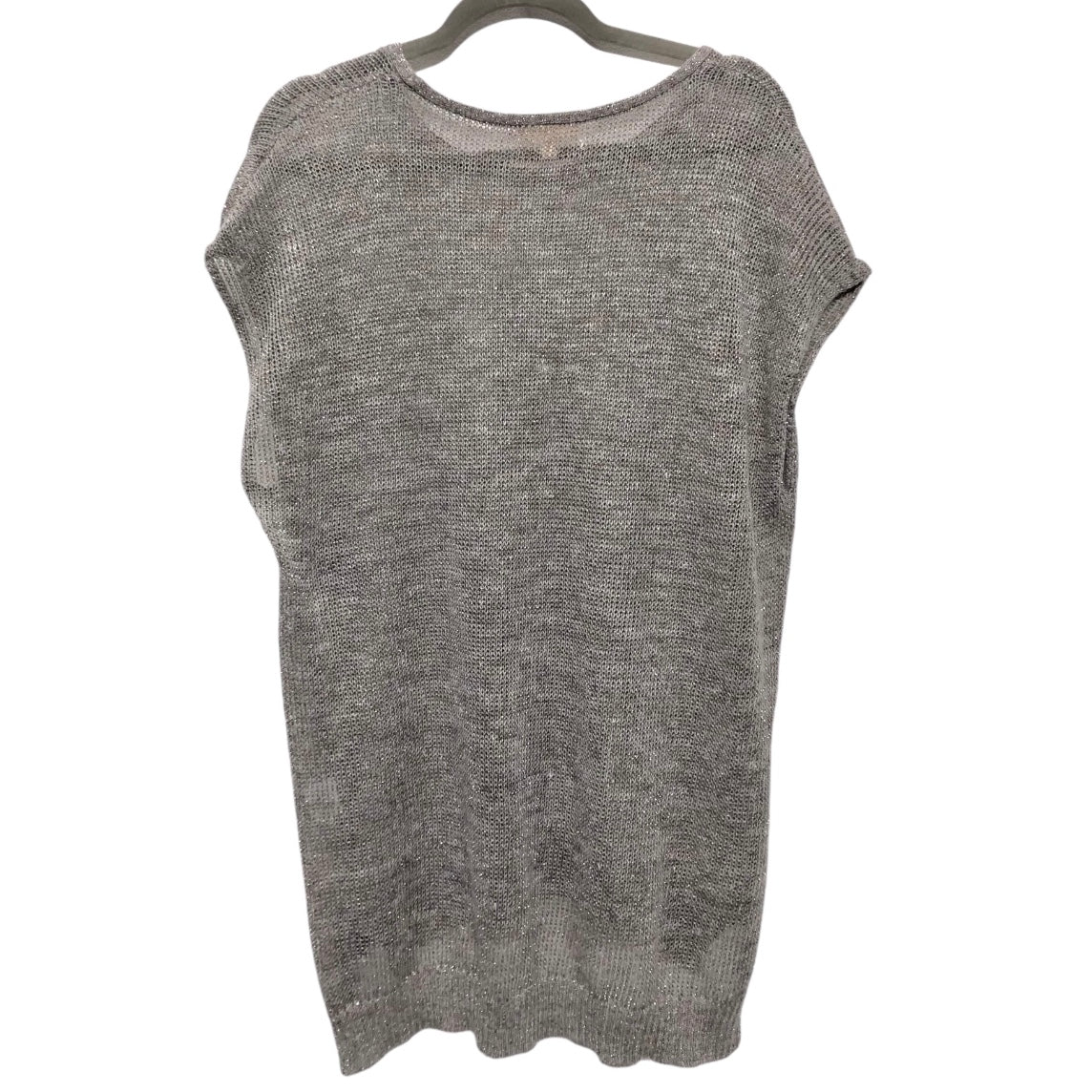 Sweater Short Sleeve By Eileen Fisher In Grey, Size: S