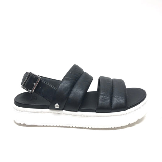 Sandals Designer By Ugg In Black, Size: 8.5