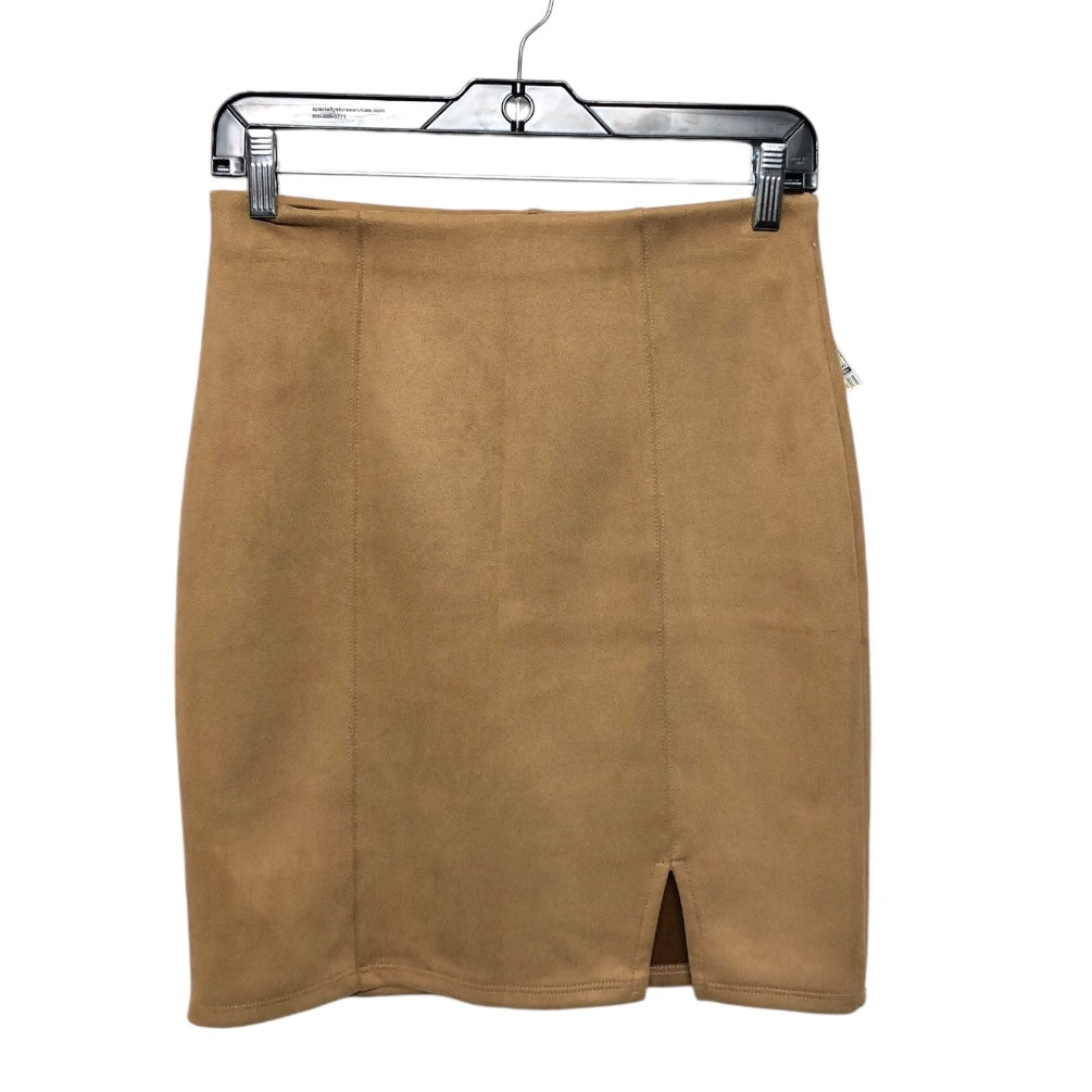 Skirt Mini & Short By Altard State In Tan, Size: S