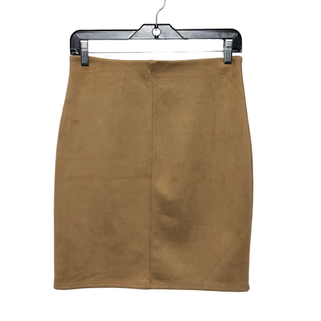 Skirt Mini & Short By Altard State In Tan, Size: S