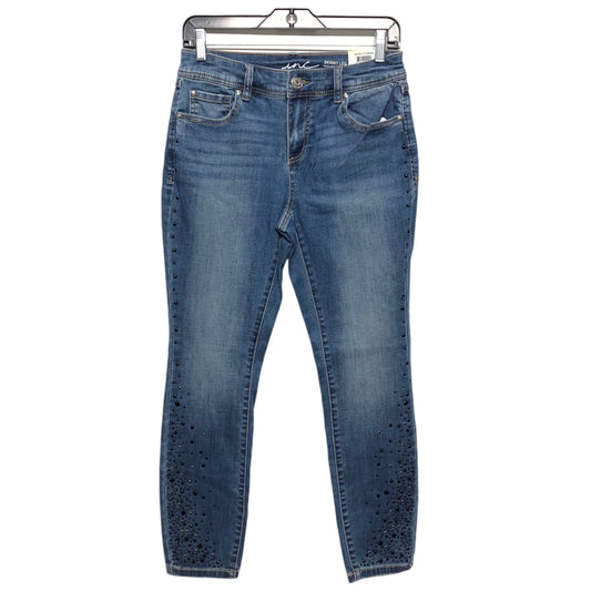 Jeans Skinny By Inc In Blue Denim, Size: 4