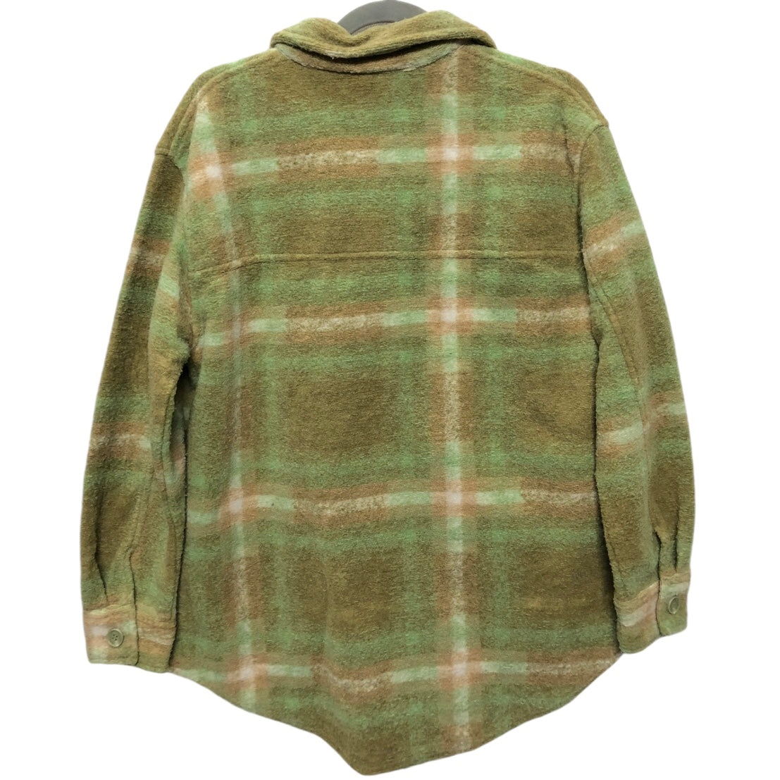 Jacket Shirt By Joie In Green, Size: M