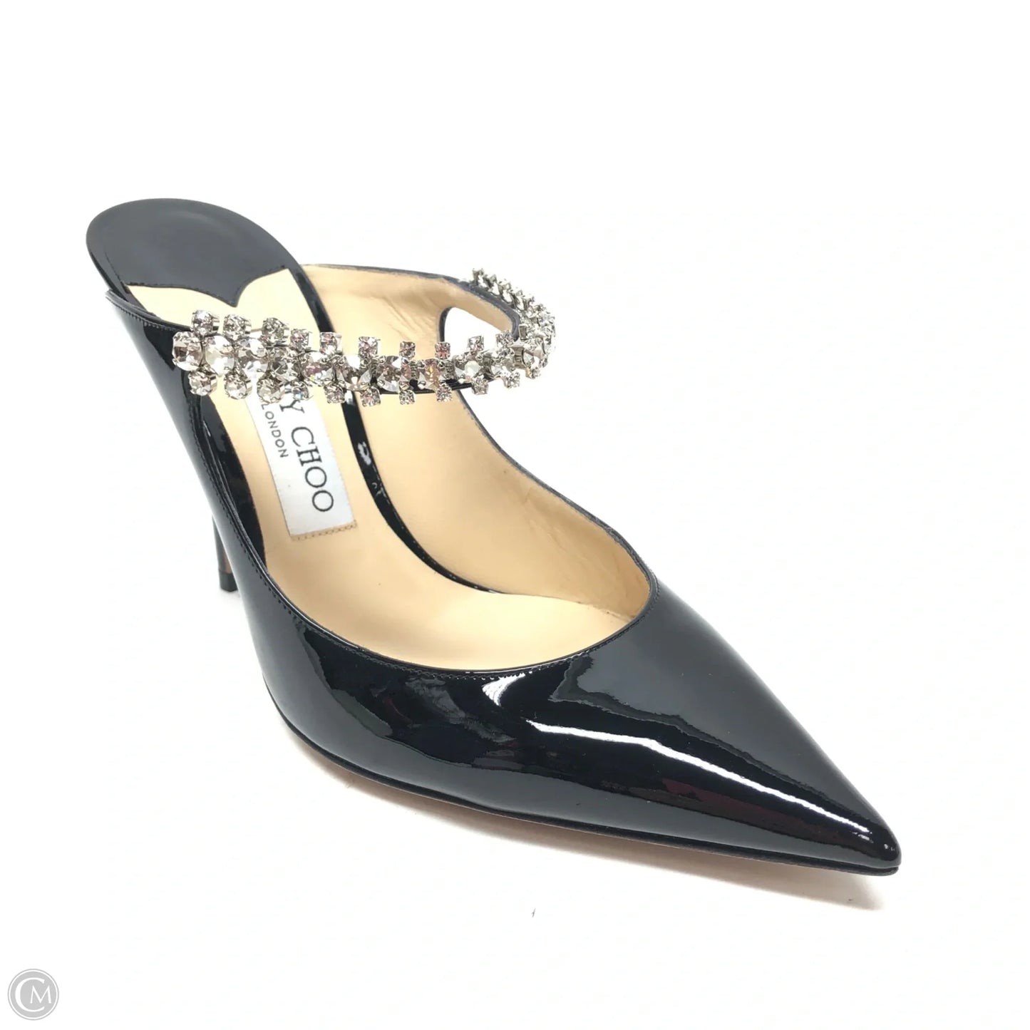 Shoes Luxury Designer By Jimmy Choo In Black, Size: 7.5