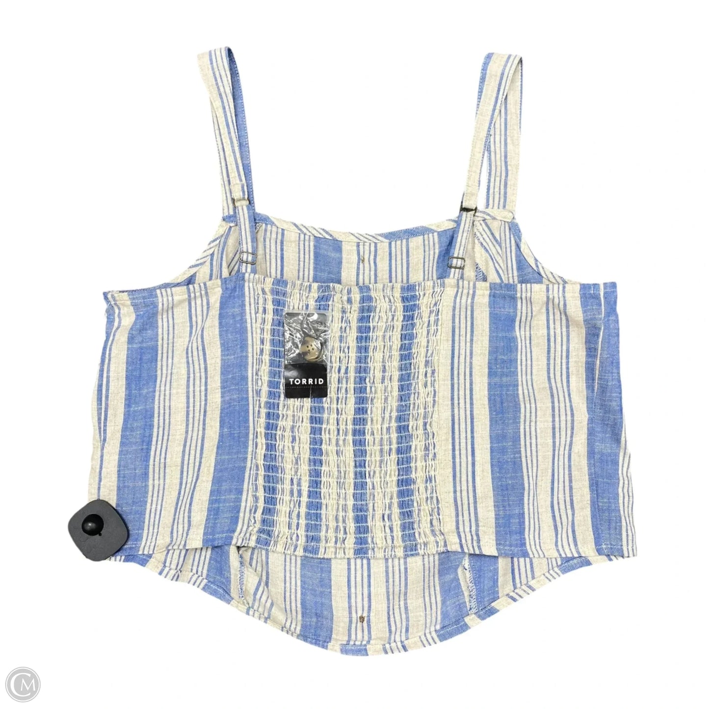 Top Sleeveless By Torrid In Blue, Size: L