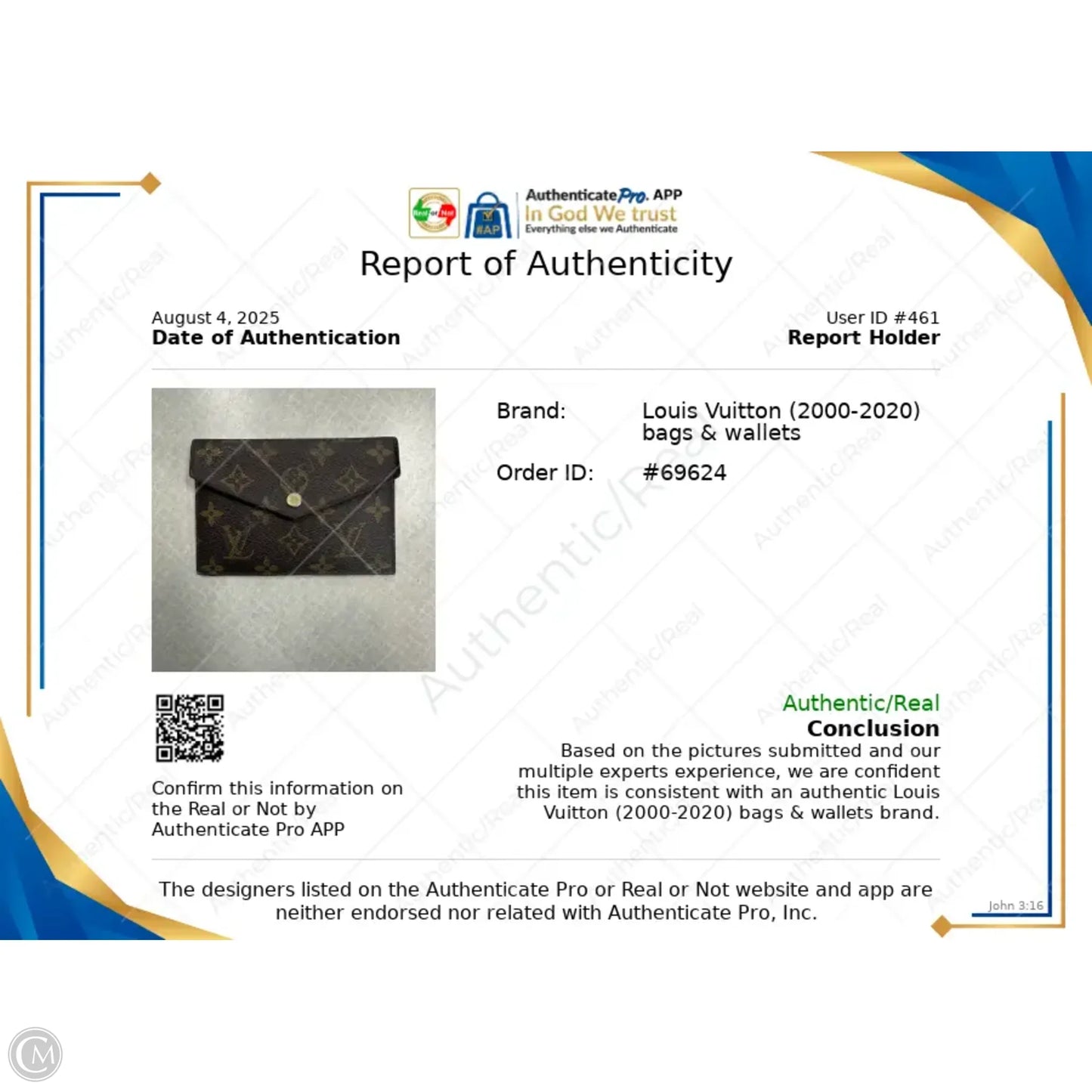 Wallet Luxury Designer By Louis Vuitton, Size: Small