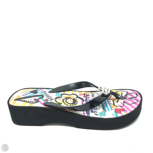 Sandals Flip Flops By Brighton In Multi-colored, Size: 7