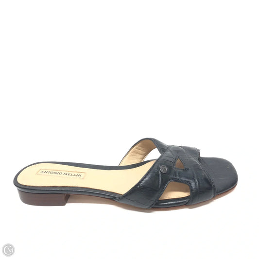Sandals Flats By Antonio Melani In Black, Size: 6