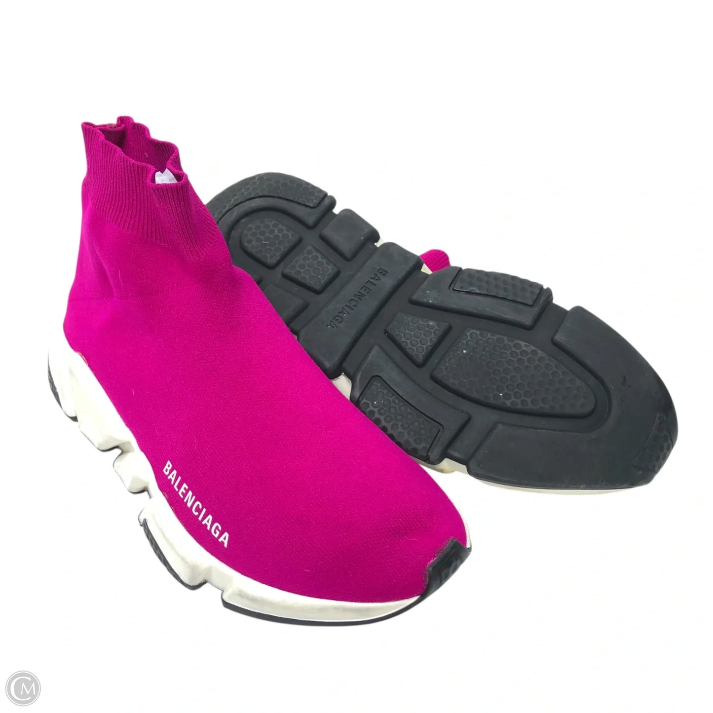 Shoes Luxury Designer By Balenciaga In Pink, Size: 8.5