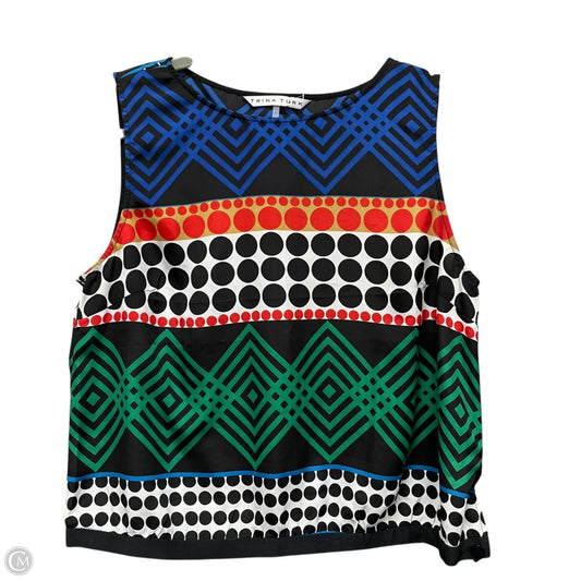 Top Sleeveless By Trina Turk In Multi-colored, Size: L
