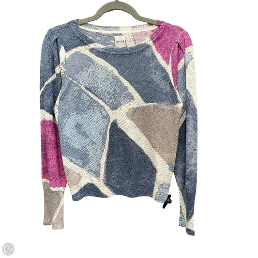 Sweater By Nic + Zoe In Blue & Pink, Size: Xs