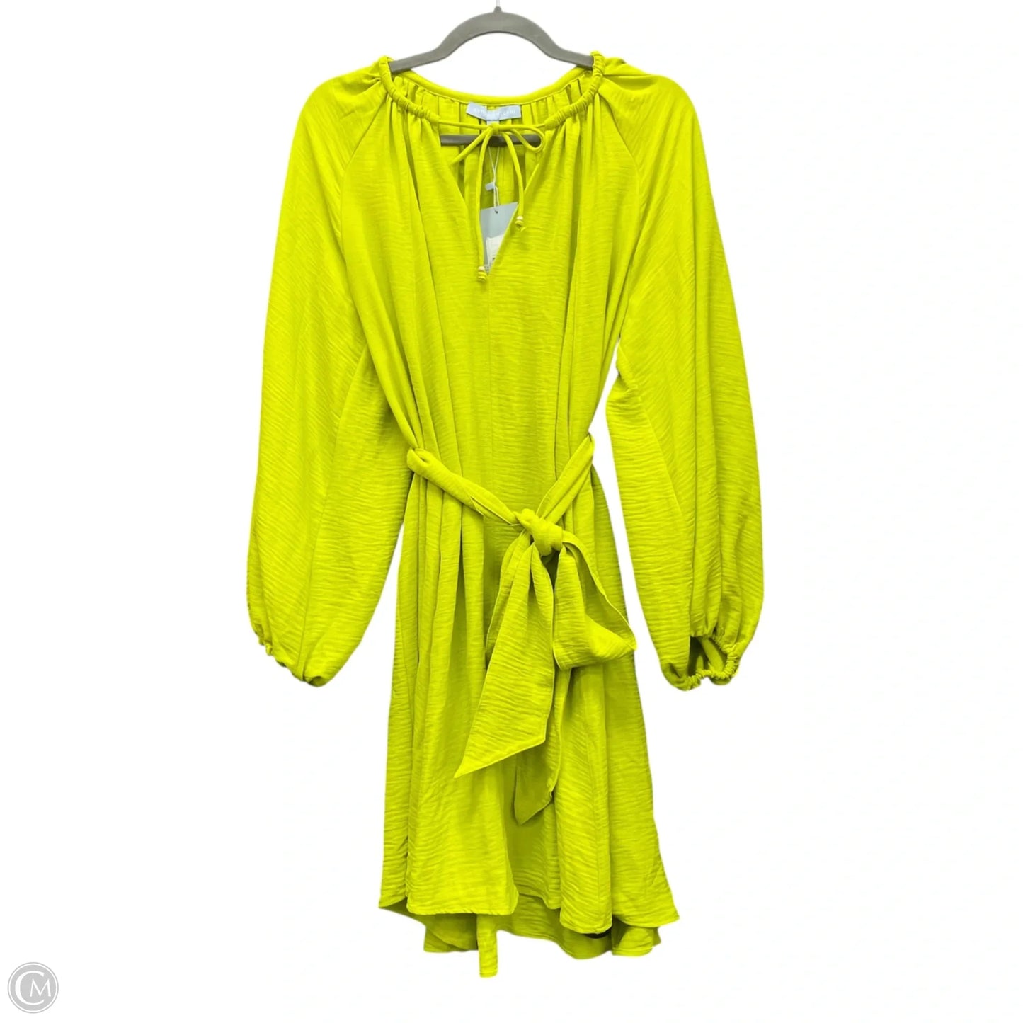 Dress Casual Short By Antonio Melani In Chartreuse, Size: M