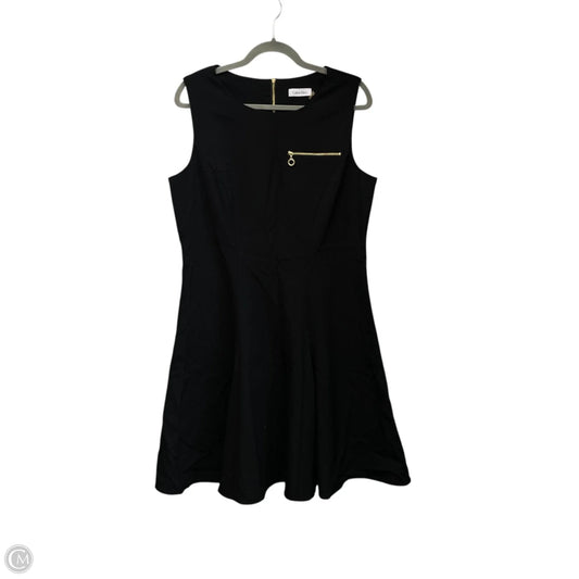 Dress Casual Short By Calvin Klein In Black, Size: 14