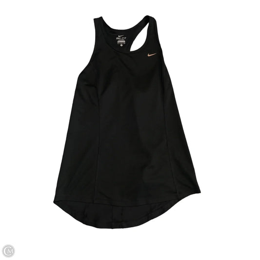 Athletic Tank Top By Nike In Black, Size: S