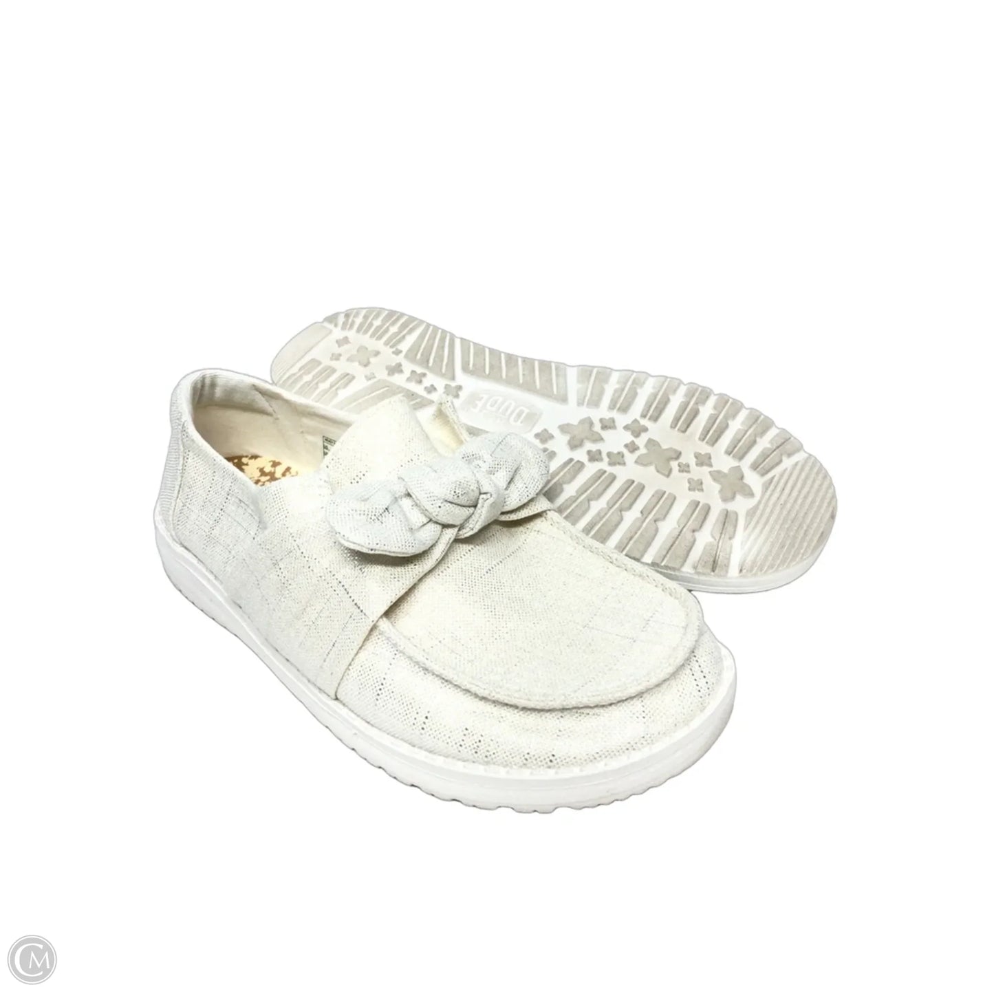 Shoes Flats By Hey Dude In White, Size: 7