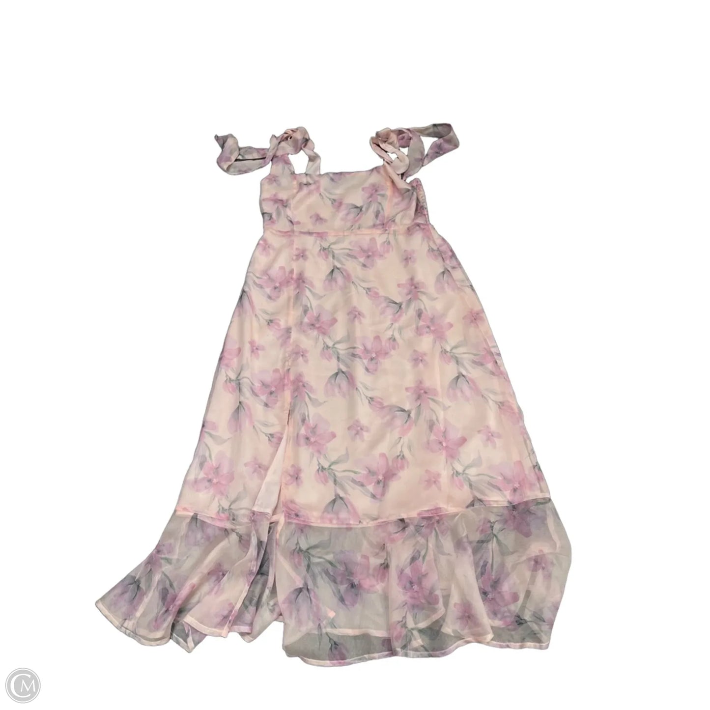 Dress Casual Midi By Lush In Pink, Size: L