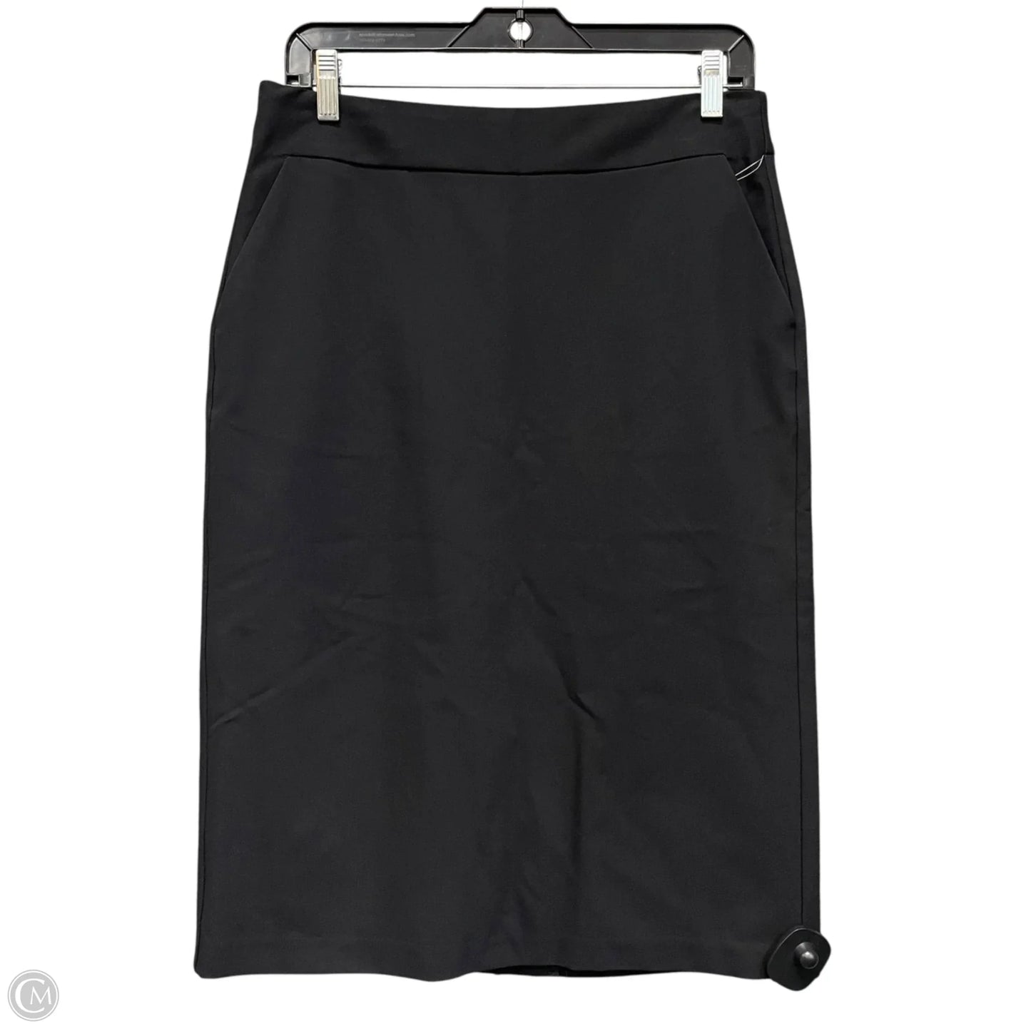 Skirt Midi By Liz Claiborne In Black, Size: 4