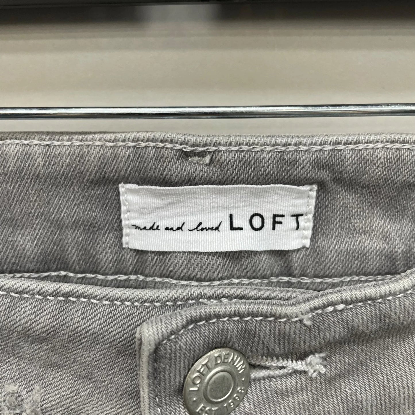 Jeans Boot Cut By Loft In Grey, Size: 12