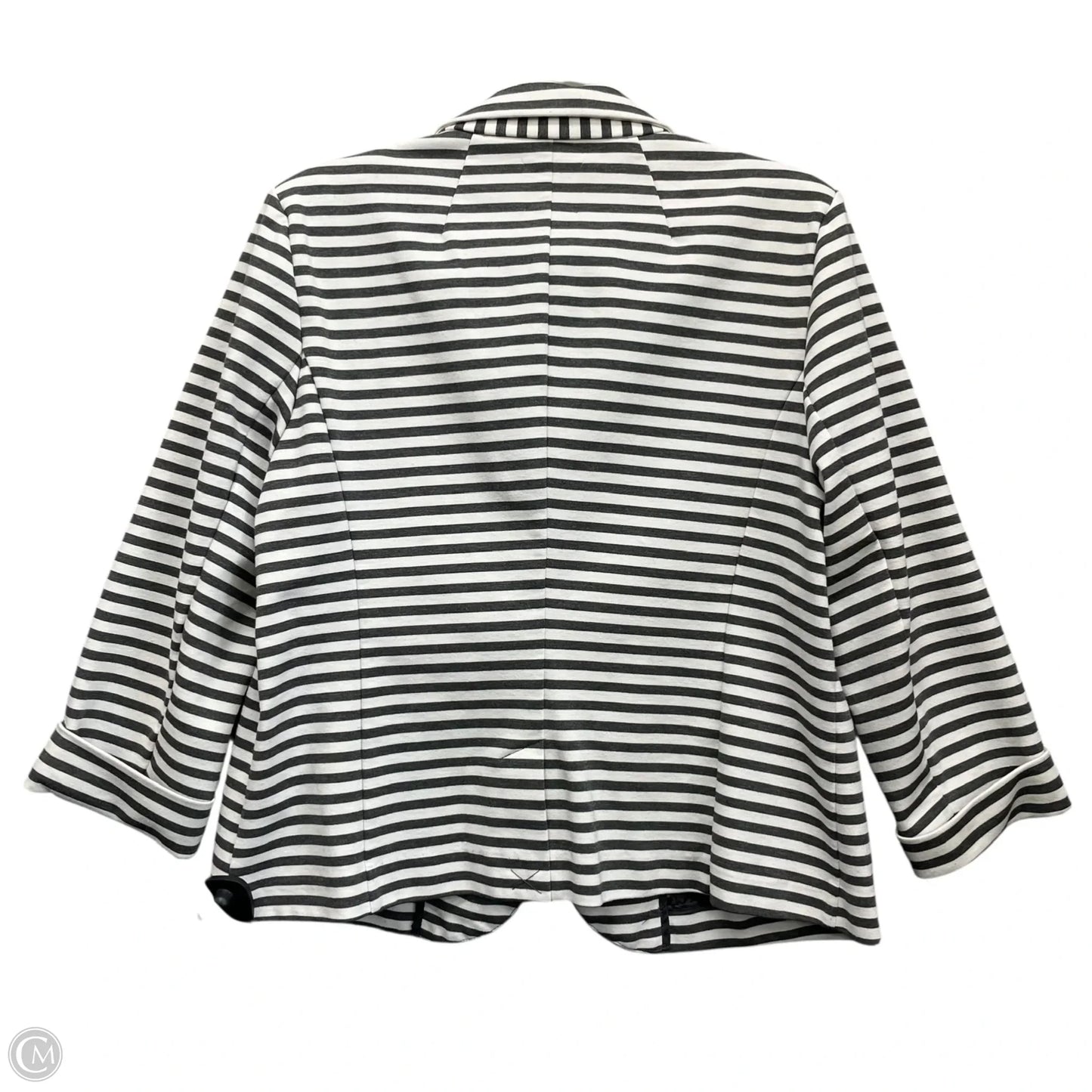 Blazer By Catherine Malandrino In Grey & White, Size: Xxl