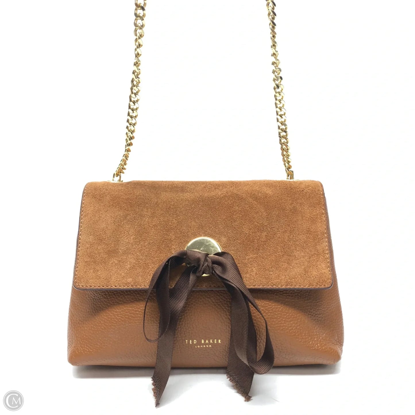 Crossbody Leather By Ted Baker, Size: Medium