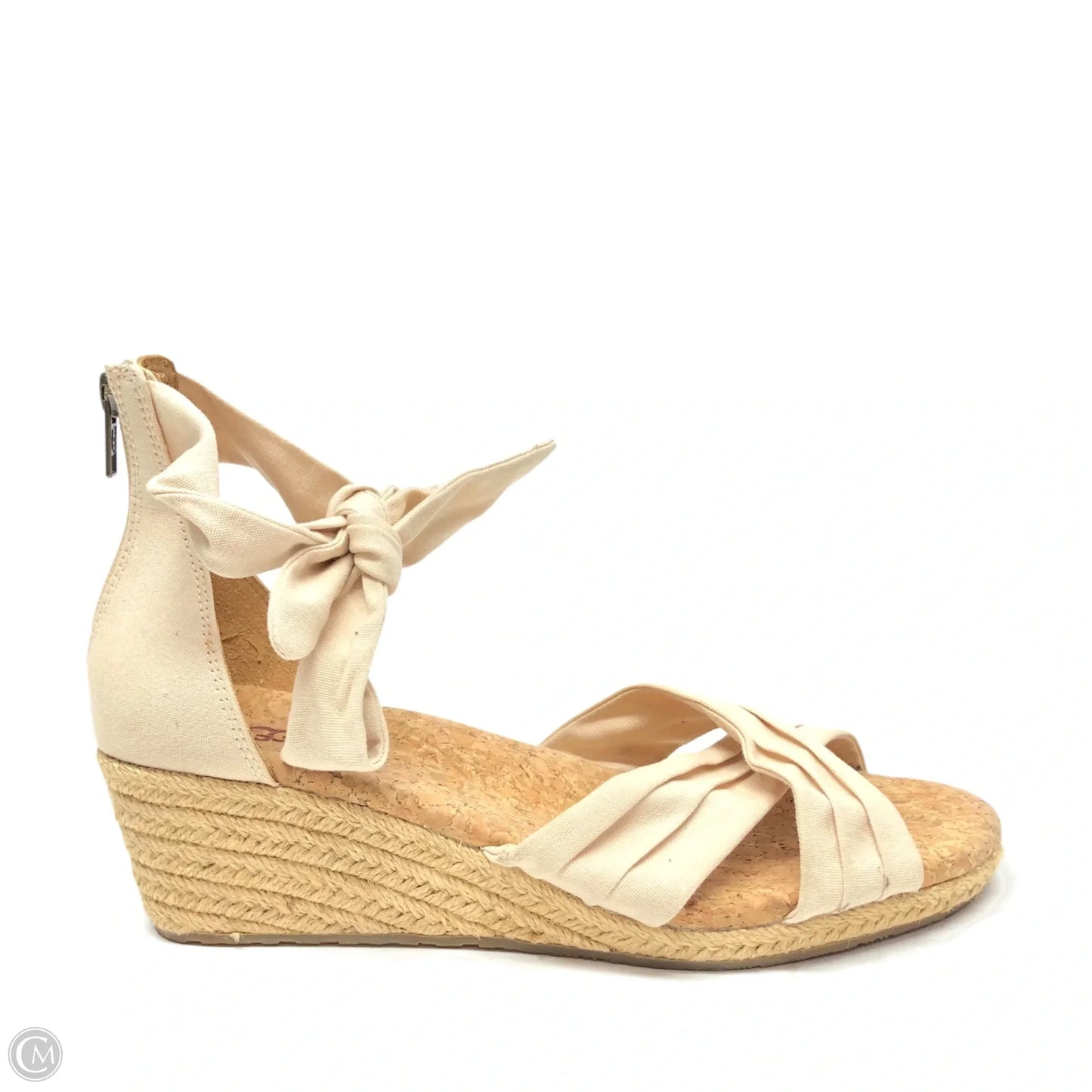 Sandals Designer By Ugg In Cream, Size: 10