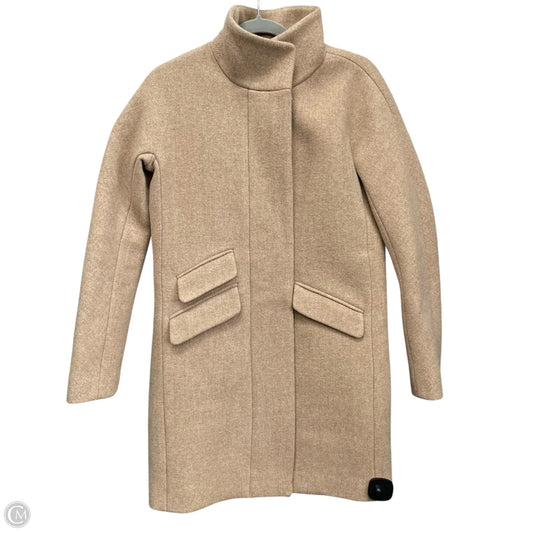 Coat Wool By J. Crew In Beige, Size: 0
