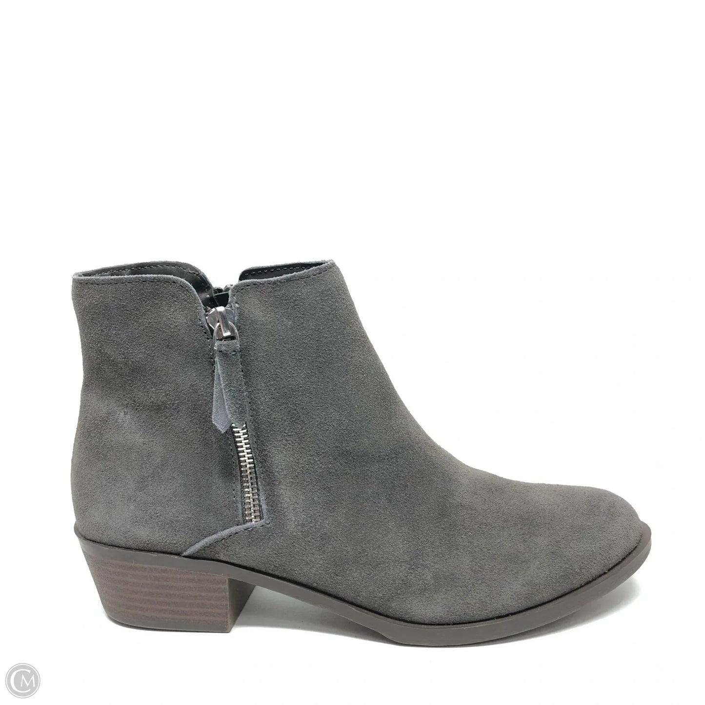 Boots Ankle Heels By Kensie In Grey, Size: 8.5