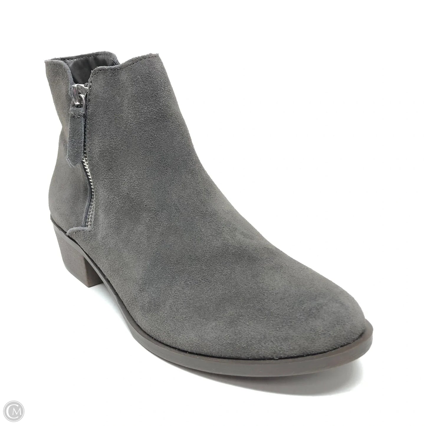 Boots Ankle Heels By Kensie In Grey, Size: 8.5
