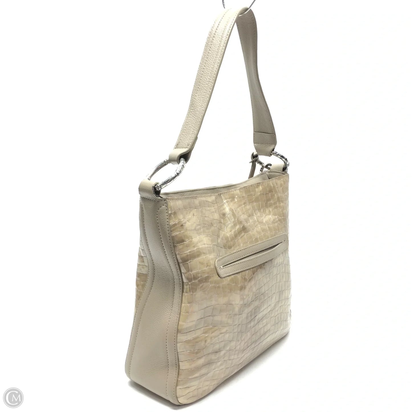 Handbag Leather By Brighton, Size: Medium