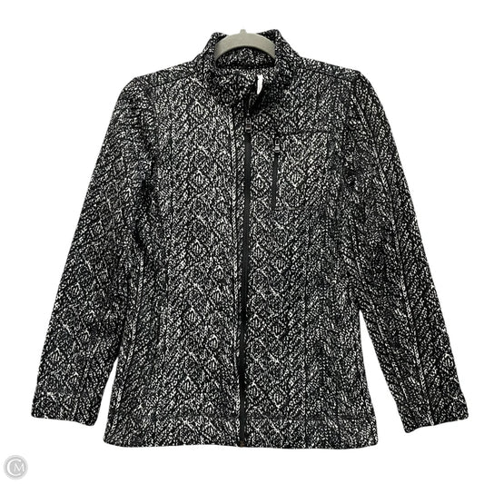 Jacket Fleece By Marc New York In Black & White, Size: Xs