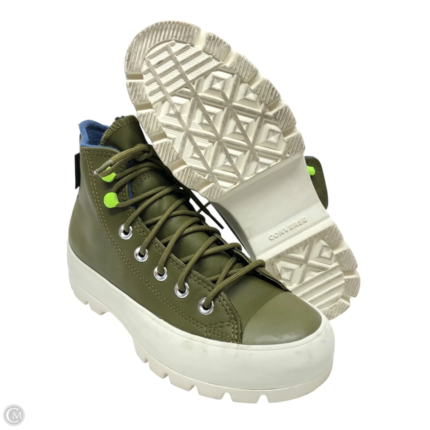 Shoes Sneakers Platform By Converse In Green, Size: 6