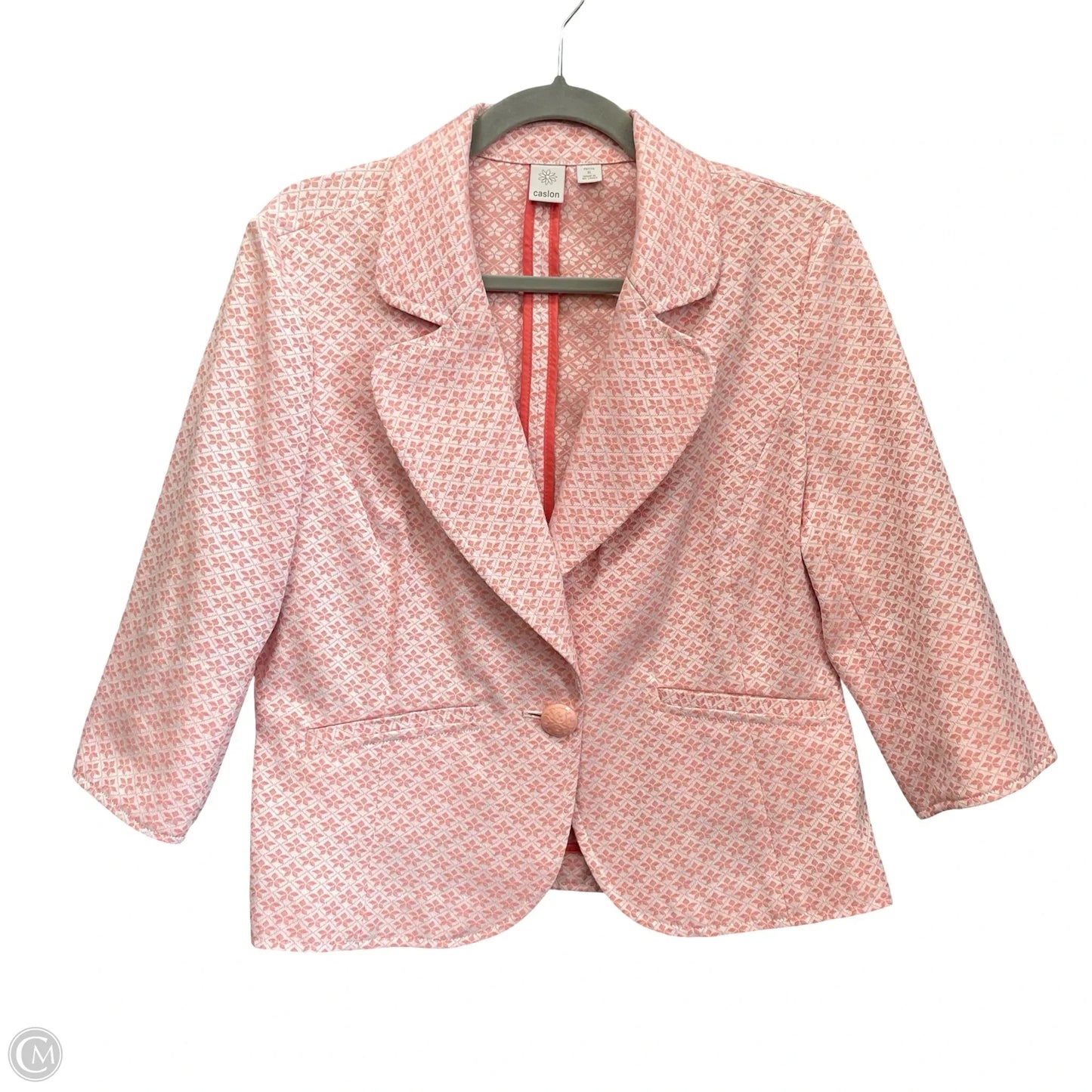 Blazer By Caslon In Pink & White, Size: Xlp