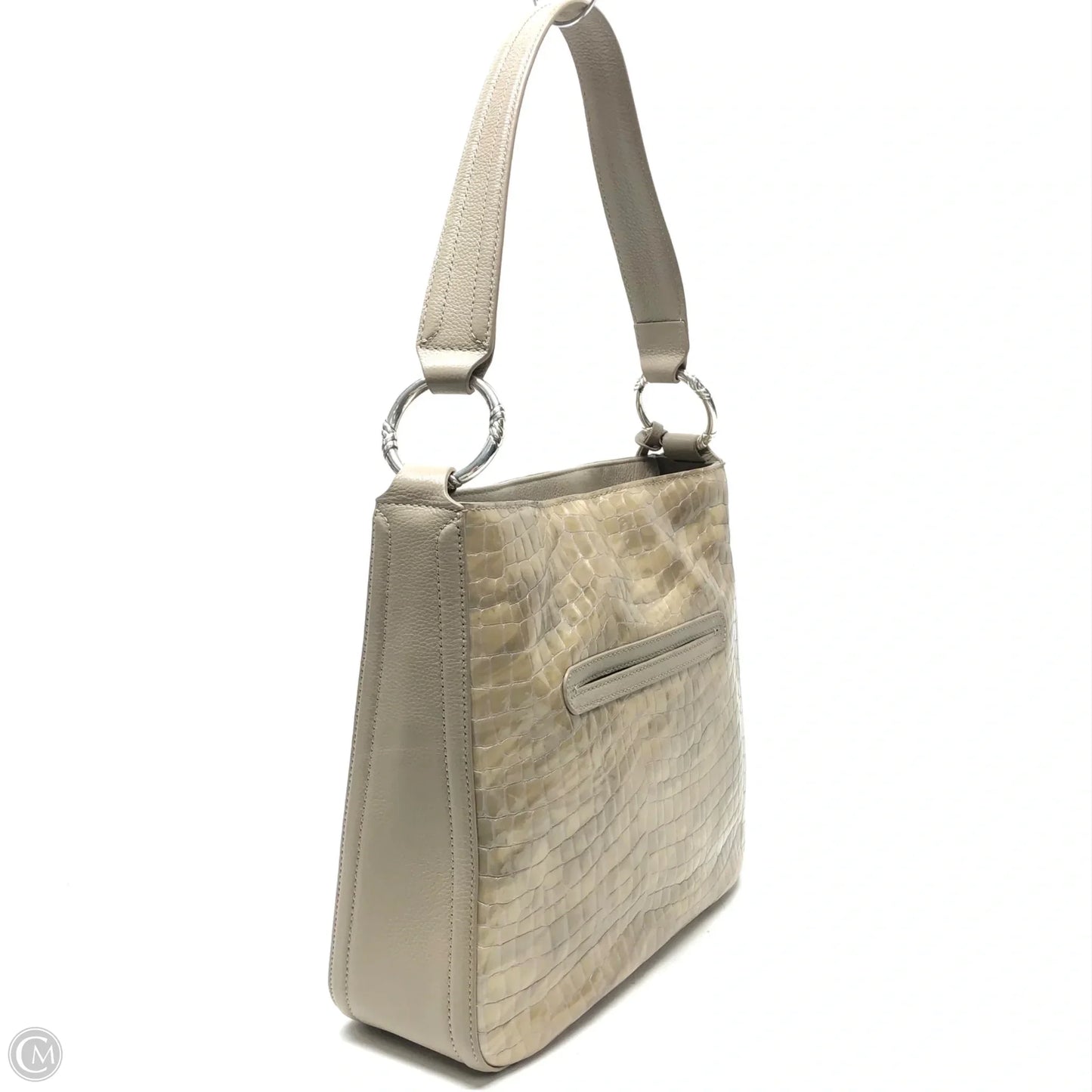 Handbag Leather By Brighton, Size: Medium