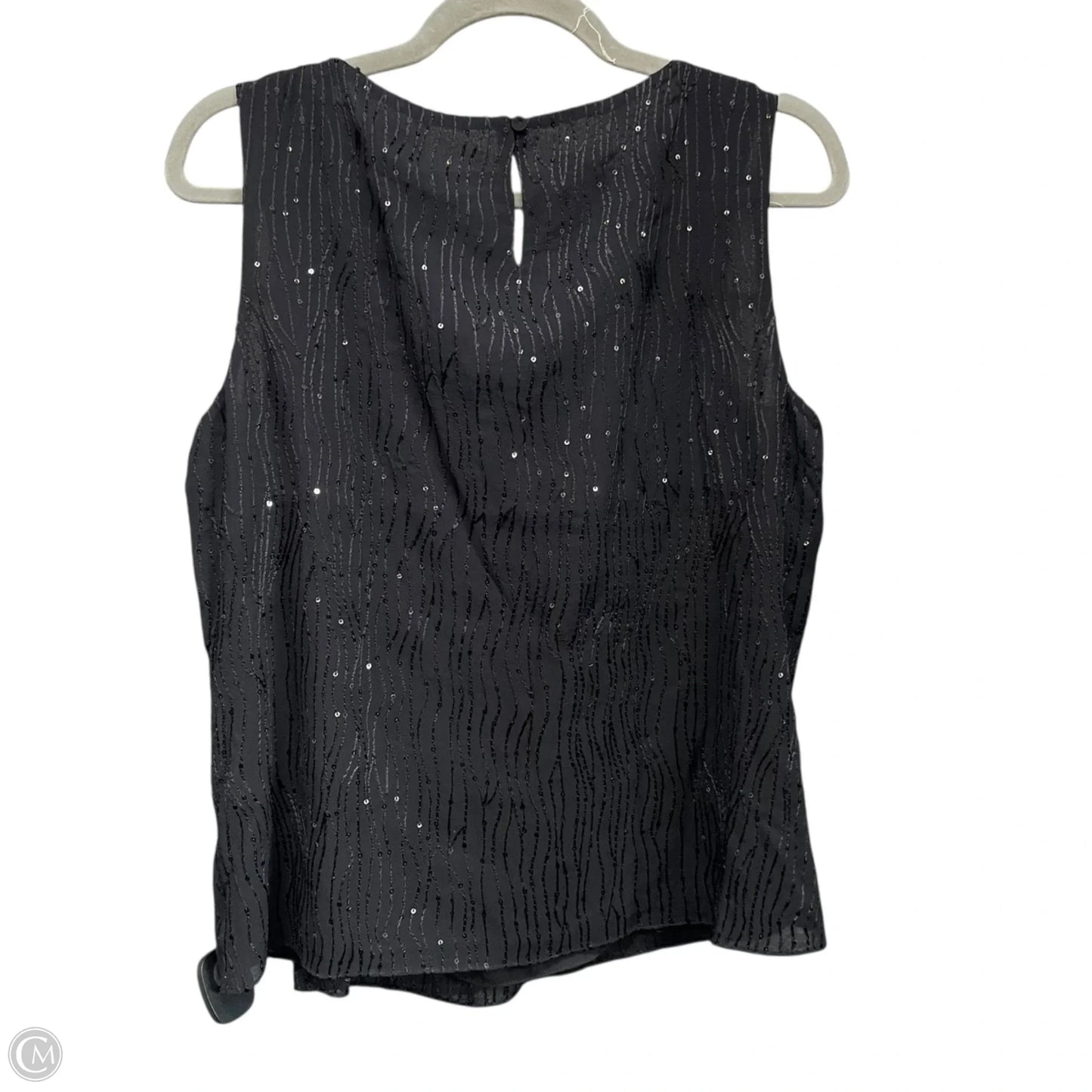 Top Sleeveless By Talbots In Black, Size: 16