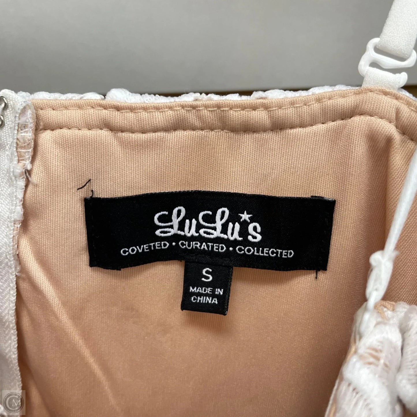 Dress Party Short By Lulus In Cream & White, Size: S