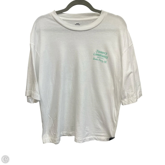 Top Short Sleeve Basic By Urban Outfitters In White, Size: M